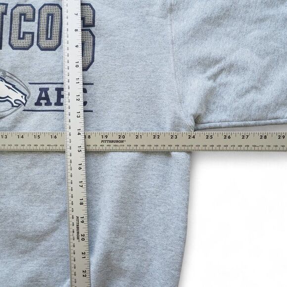 Pro Player Vintage 90s Denver Broncos Made in USA Pullover Sweatshirt Men's XL - Picture 8 of 9